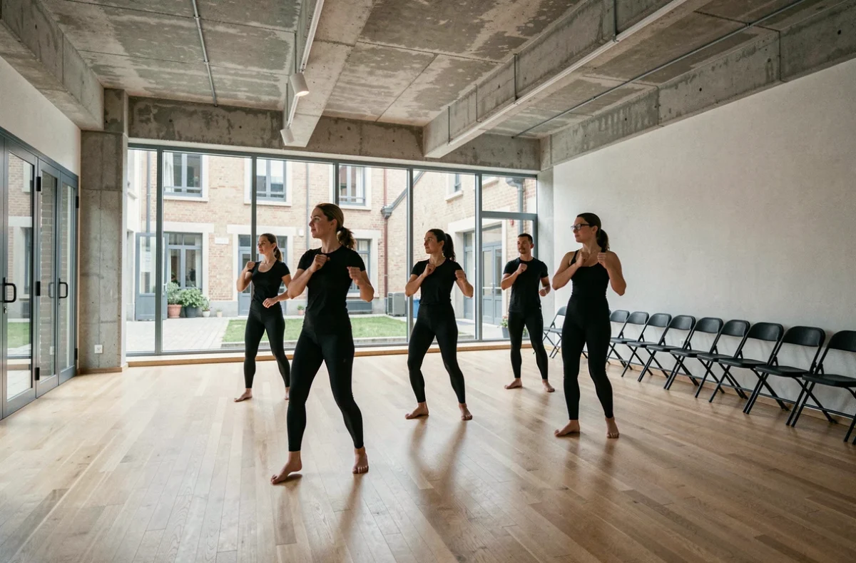Groupe d'adultes en cours de jazz au Conservatoire du Grand Besançon Métropole