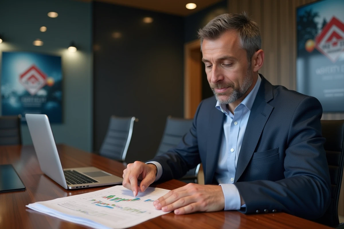 Professionnel en réunion d